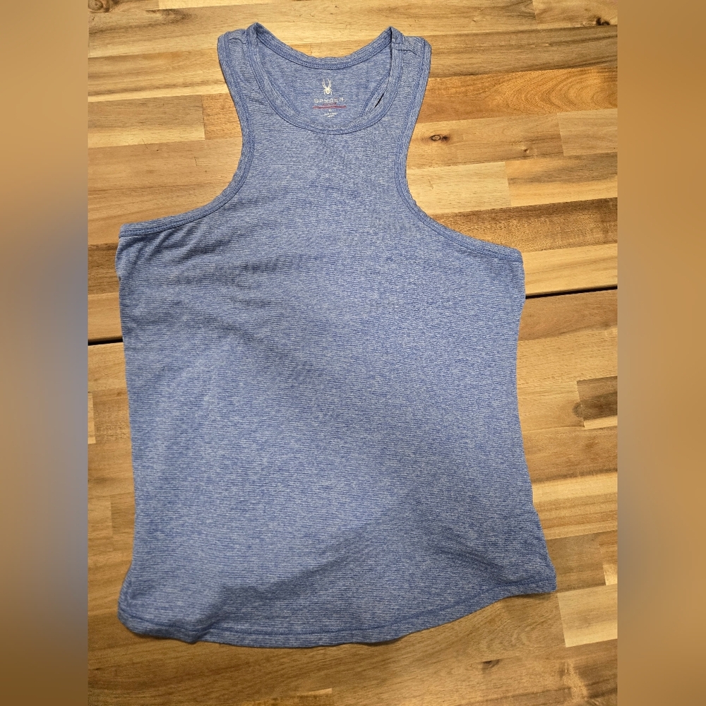 Spyder Active Heather Blue Tank Top
